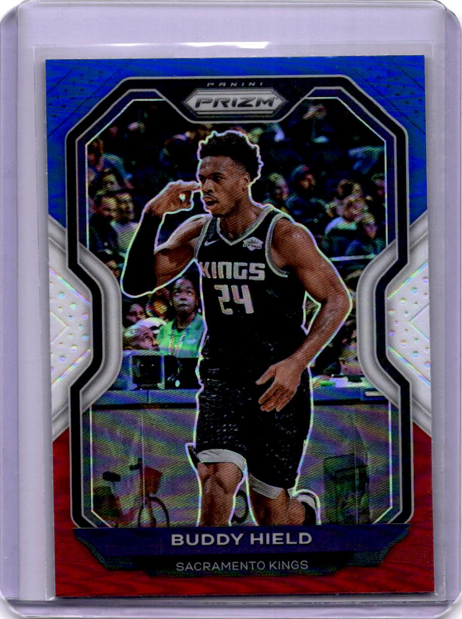 2020-21 Panini Prizm #36 Buddy Hield Red, White and Blue Prizms