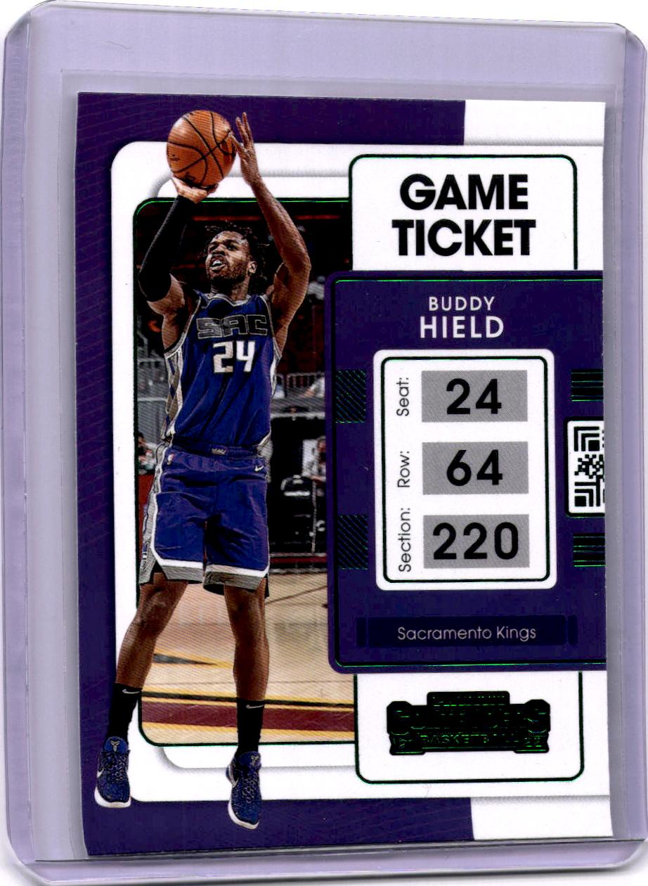 2021-22 Panini Contenders #69 Buddy Hield Game Ticket Bronze