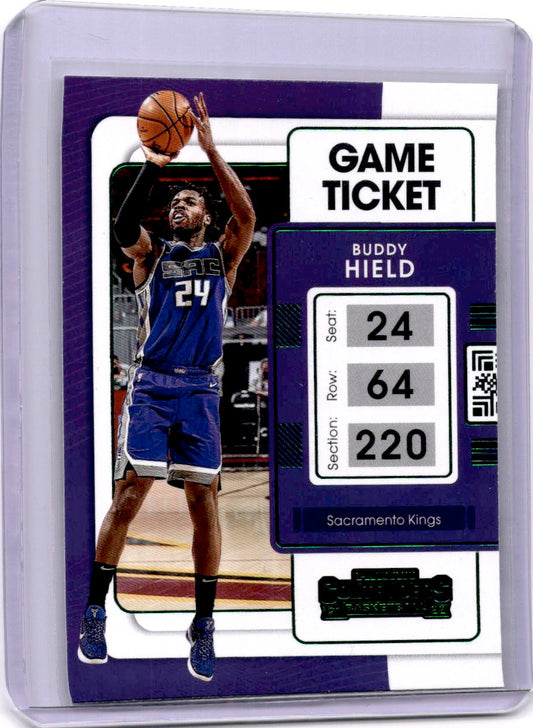 2021-22 Panini Contenders #69 Buddy Hield Game Ticket Bronze