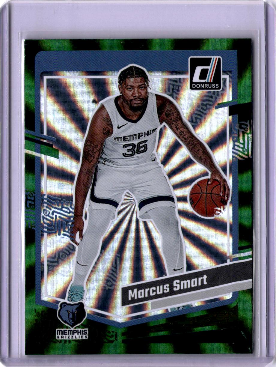 2023-24 Donruss #169 Marcus Smart Green Laser Holo