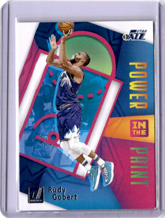2020-21 Donruss #1 Rudy Gobert Power in the Paint