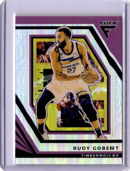 2022-23 Panini Flux #83 Rudy Gobert Silver