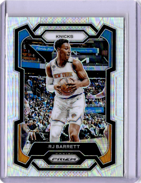 2023-24 Panini Prizm #263 RJ Barrett Prizms Silver