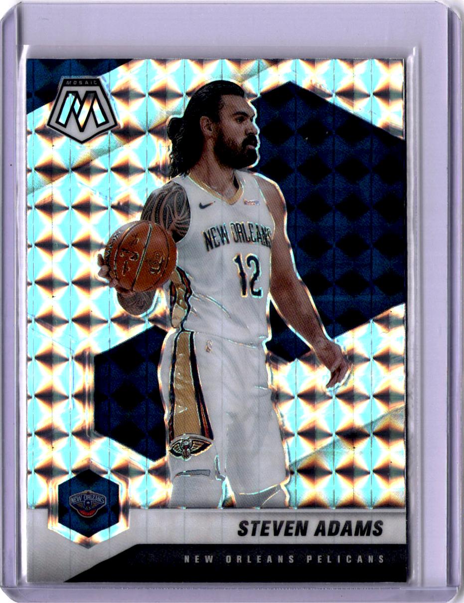 2020-21 Panini Mosaic #179 Steven Adams Silver