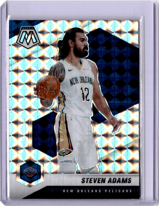 2020-21 Panini Mosaic #179 Steven Adams Silver