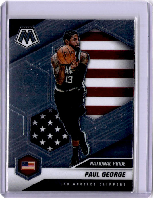 2020-21 Panini Mosaic #255 Paul George