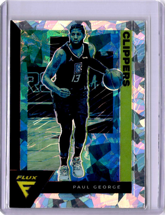 2020-21 Panini Flux #74 Paul George Fanatics Cracked Ice