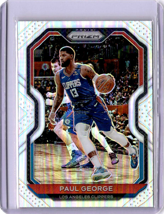 2020-21 Panini Prizm #14 Paul George Silver Prizms