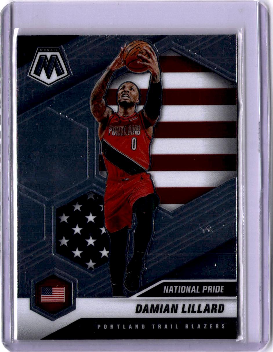 2020-21 Panini Mosaic #246 Damian Lillard
