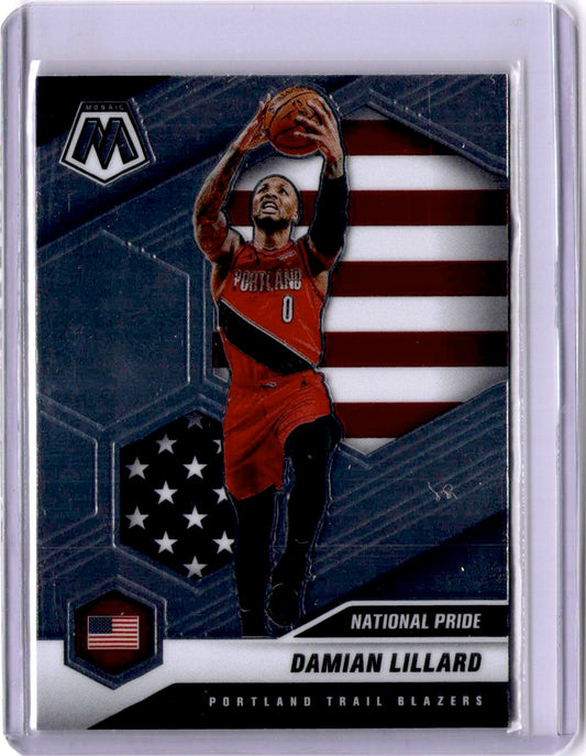 2020-21 Panini Mosaic #246 Damian Lillard