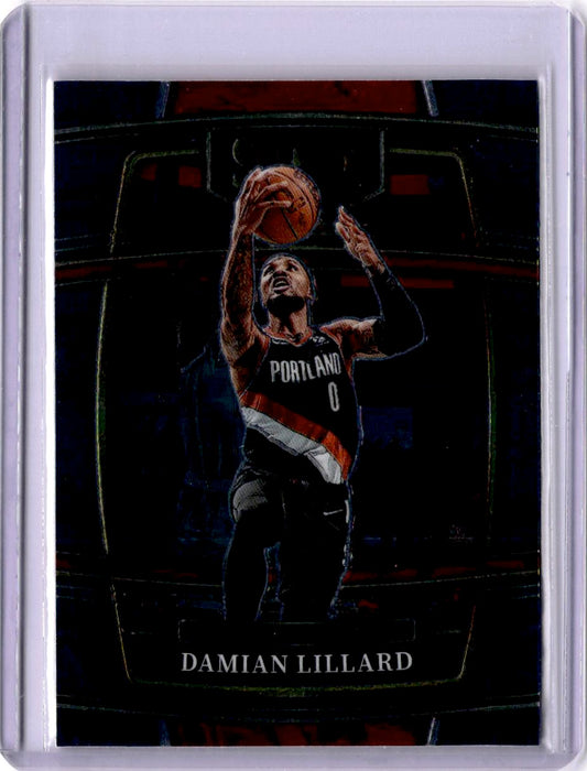 2021-22 Panini Select #3 Damian Lillard