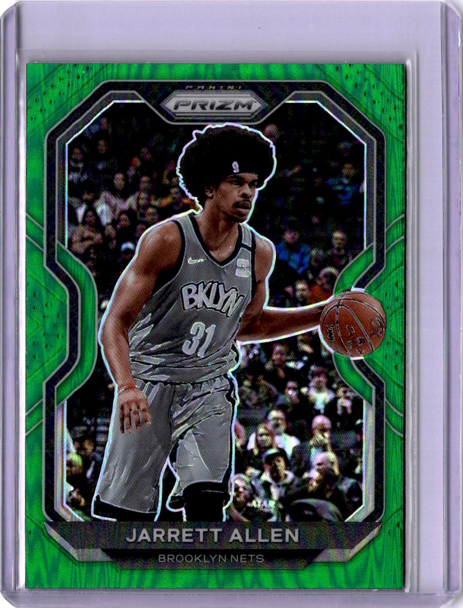 2020-21 Panini Prizm #144 Jarrett Allen Green Prizms