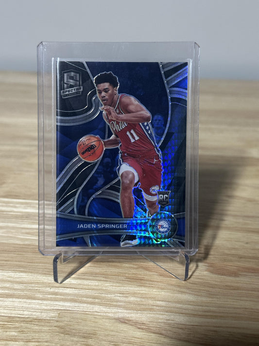 2021-22 Panini Spectra #150 Jaden Springer Asia
