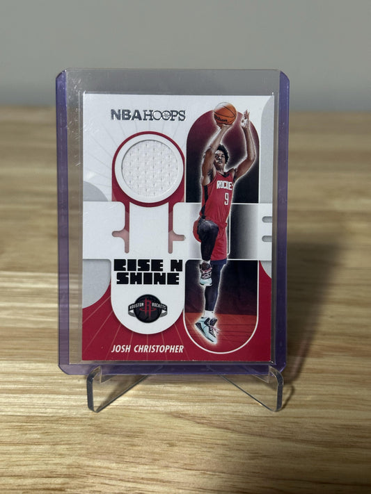 2021-22 Hoops #RS-JC Josh Christopher Rise N Shine Memorabilia