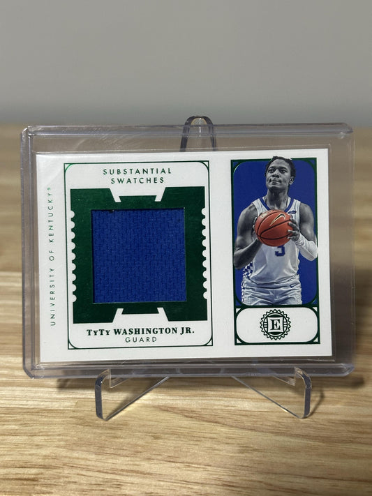 2022 Panini Chronicles Draft Picks TyTy Washington Jr. Rookie Swatches