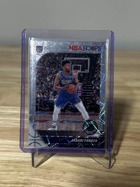 2019-20 Hoops Premium Stock #195 Jabari Parker Prizms Silver Laser