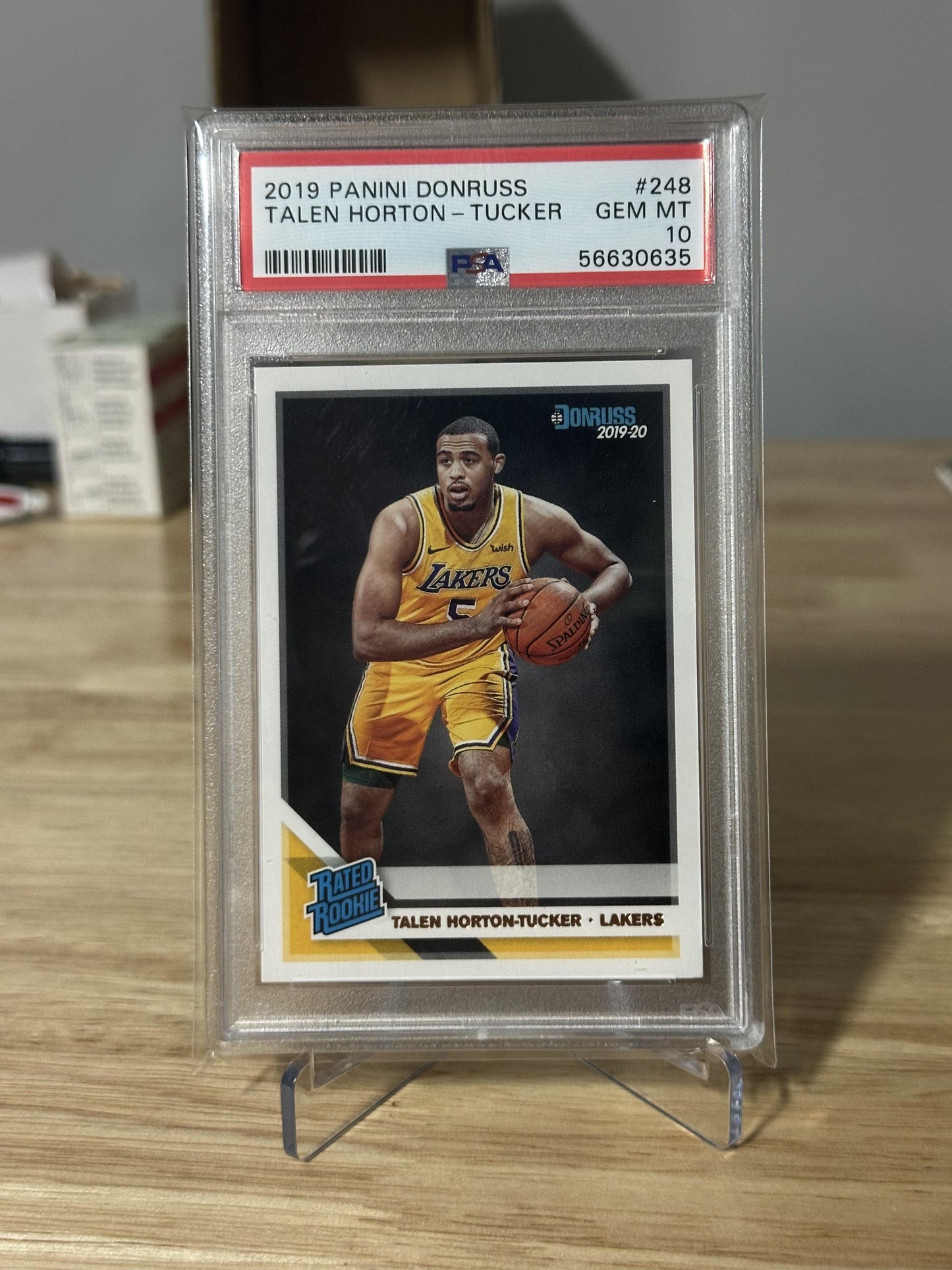 2019 Panini Donruss #248 Talen Horton-Tucker PSA 10