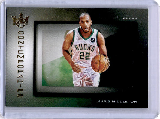 2021-22 Panini Court Kings #28 Khris Middleton Contemporaries