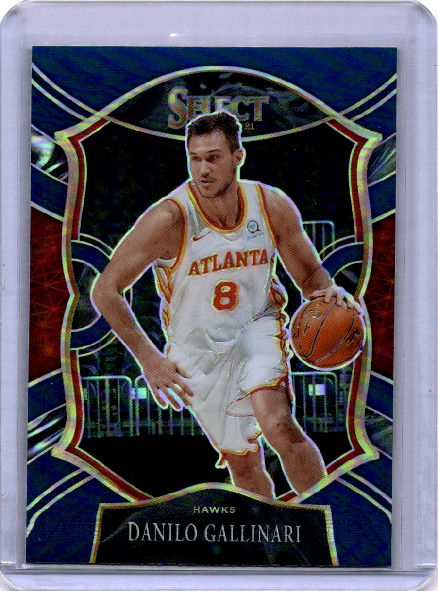 2020-21 Panini Select #35 Danilo Gallinari Blue Prizms