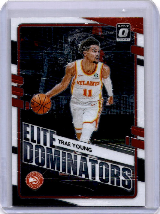 2020-21 Donruss Optic #10 Trae Young Elite Dominators