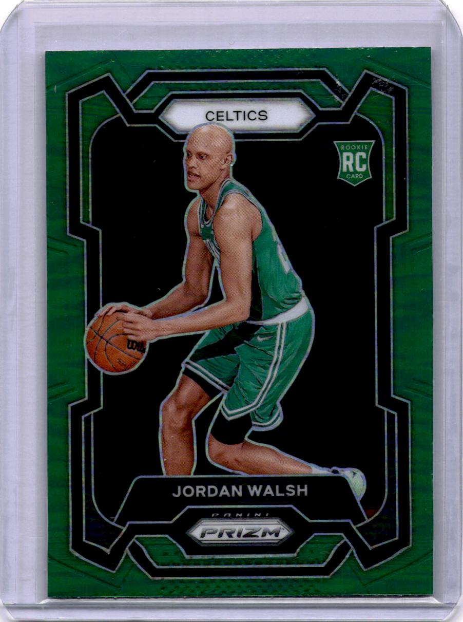 2023-24 Panini Prizm #158 Jordan Walsh Prizms Green