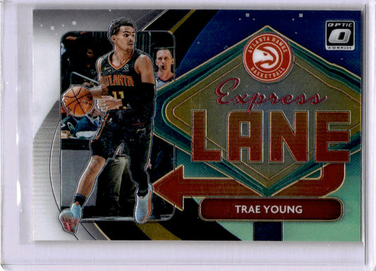 2020-21 Donruss Optic #11 Trae Young Express Lane