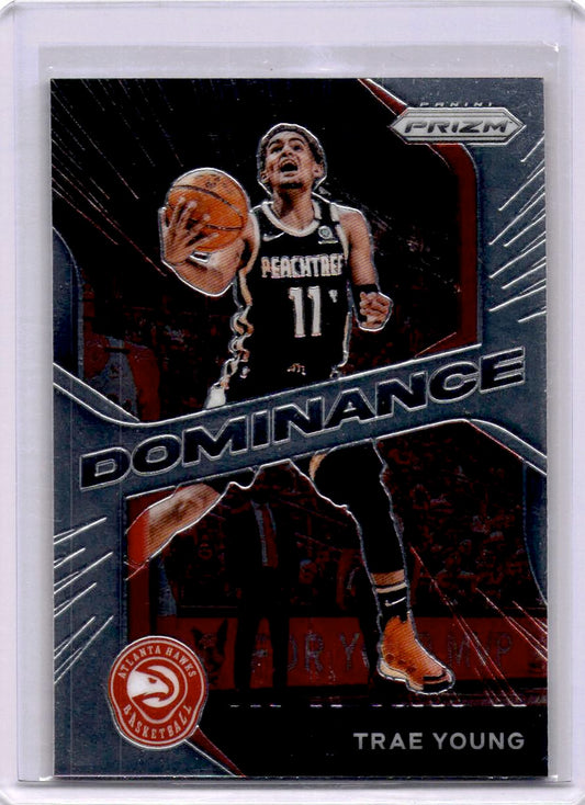 2020-21 Panini Prizm #25 Trae Young Dominance