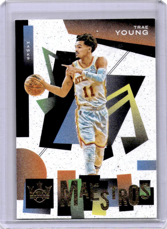 2021-22 Panini Court Kings #6 Trae Young Maestros