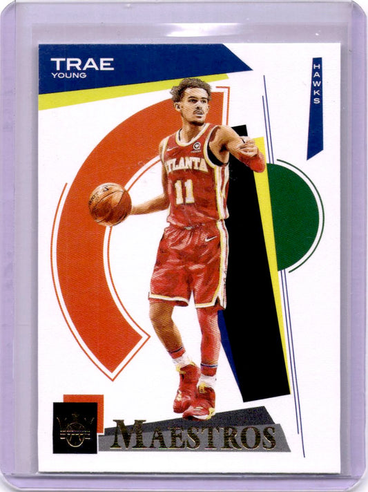 2020-21 Panini Court Kings #21 Trae Young Maestros