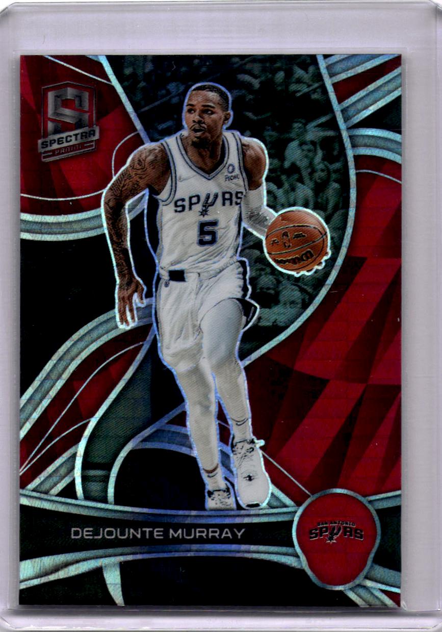 2021-22 Panini Spectra #25 Dejounte Murray Asia Red