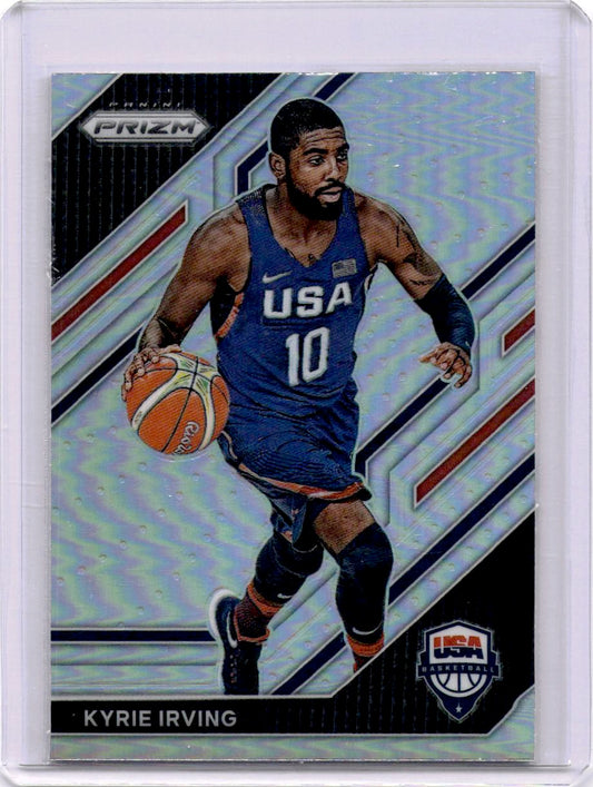 2022-23 Panini Prizm #8 Kyrie Irving USA Basketball Prizms Silver
