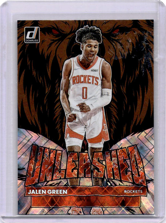 2022-23 Donruss #14 Jalen Green Unleashed Diamond