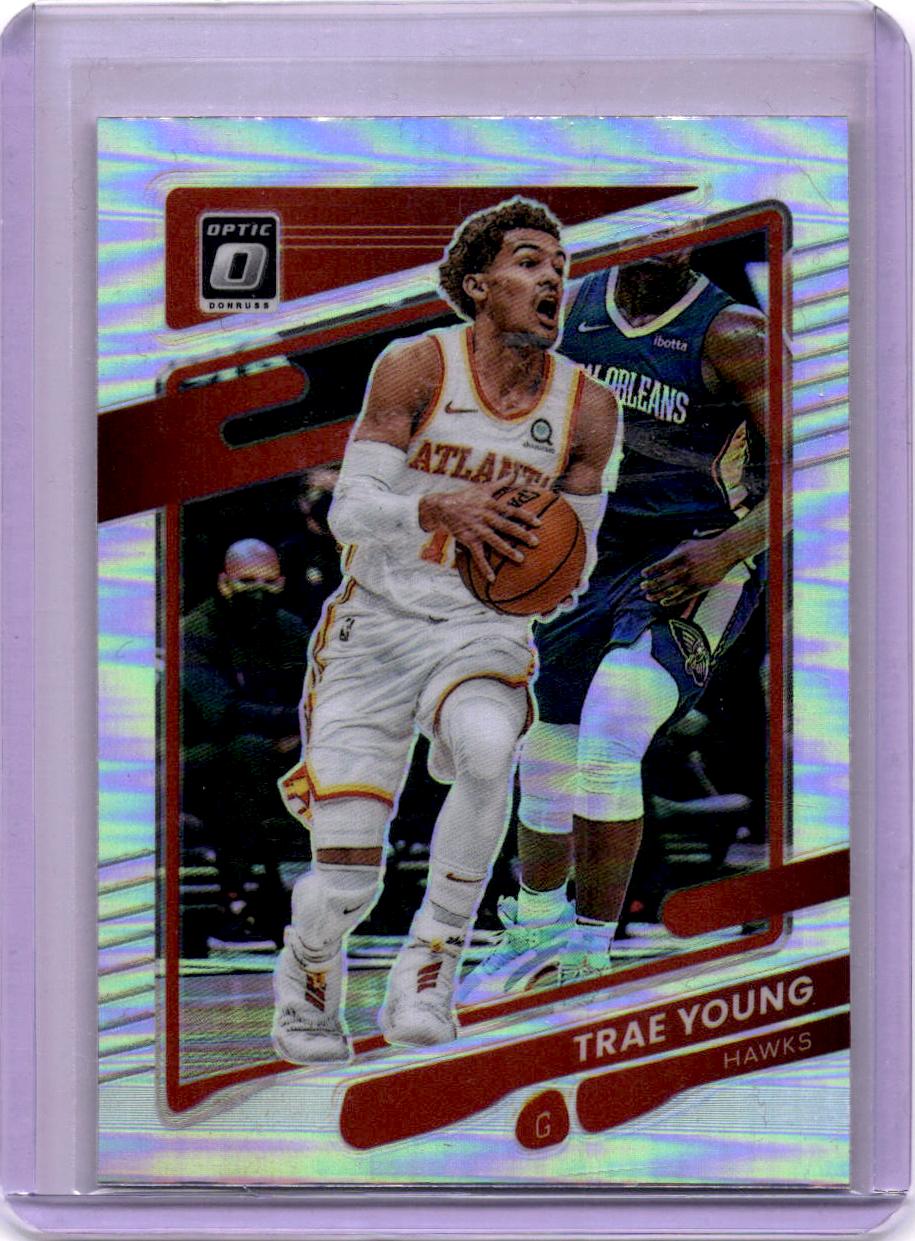 2021-22 Donruss Optic #51 Trae Young Holo