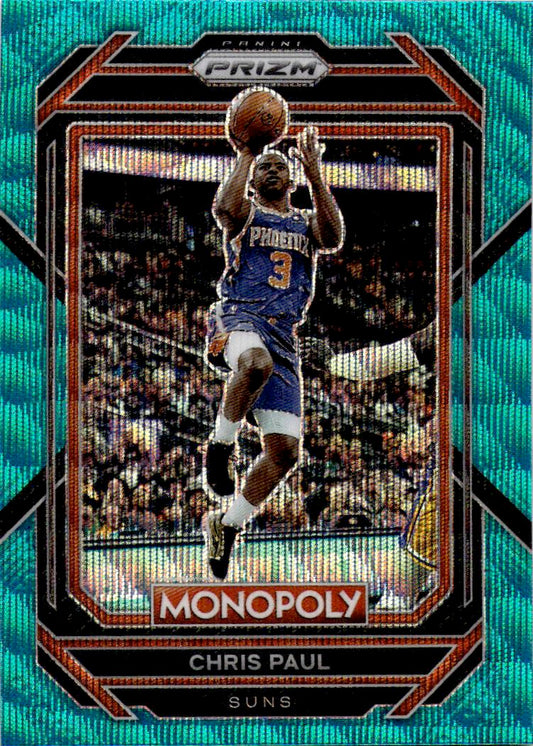 2022-23 Panini Prizm Monopoly #70 Chris Paul Teal Wave