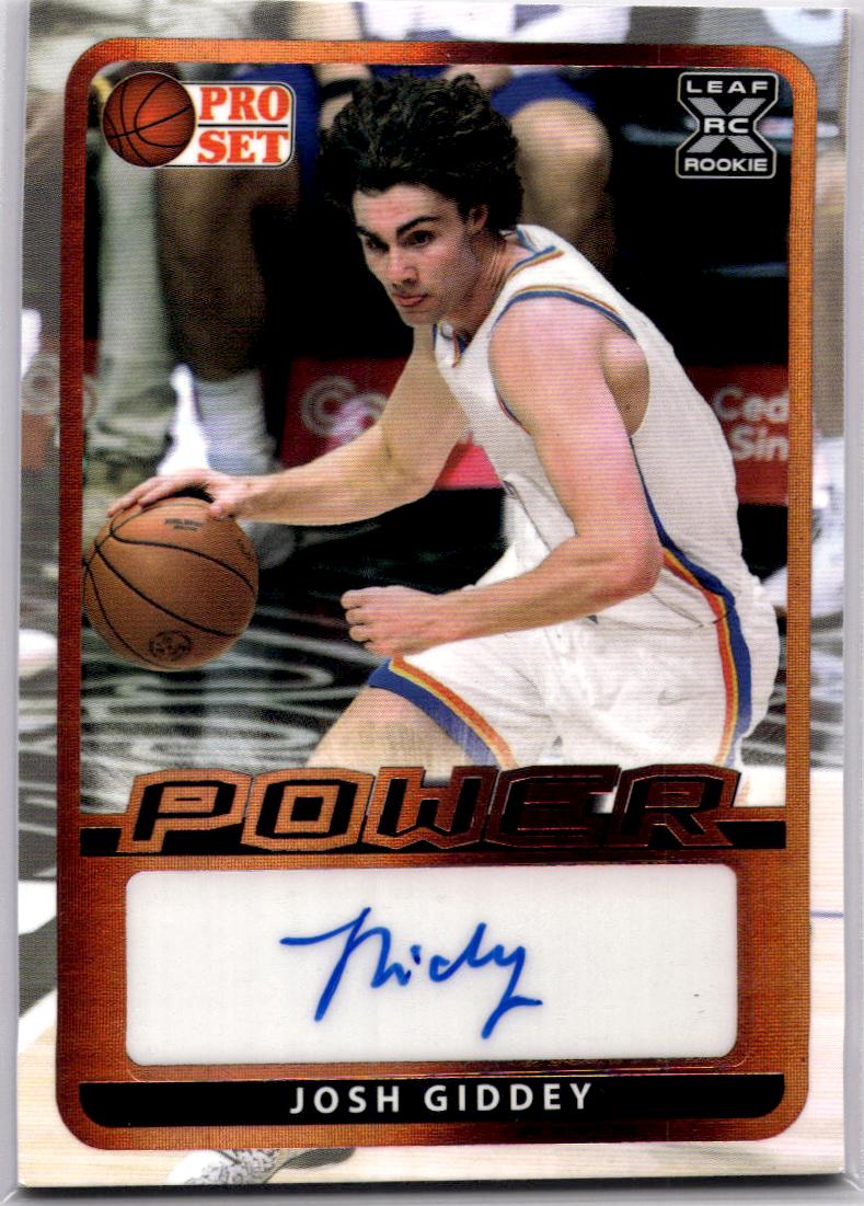 2021-22 Leaf Memories Josh Giddey 2021-22 Leaf Trinity Base Autographs Bronze