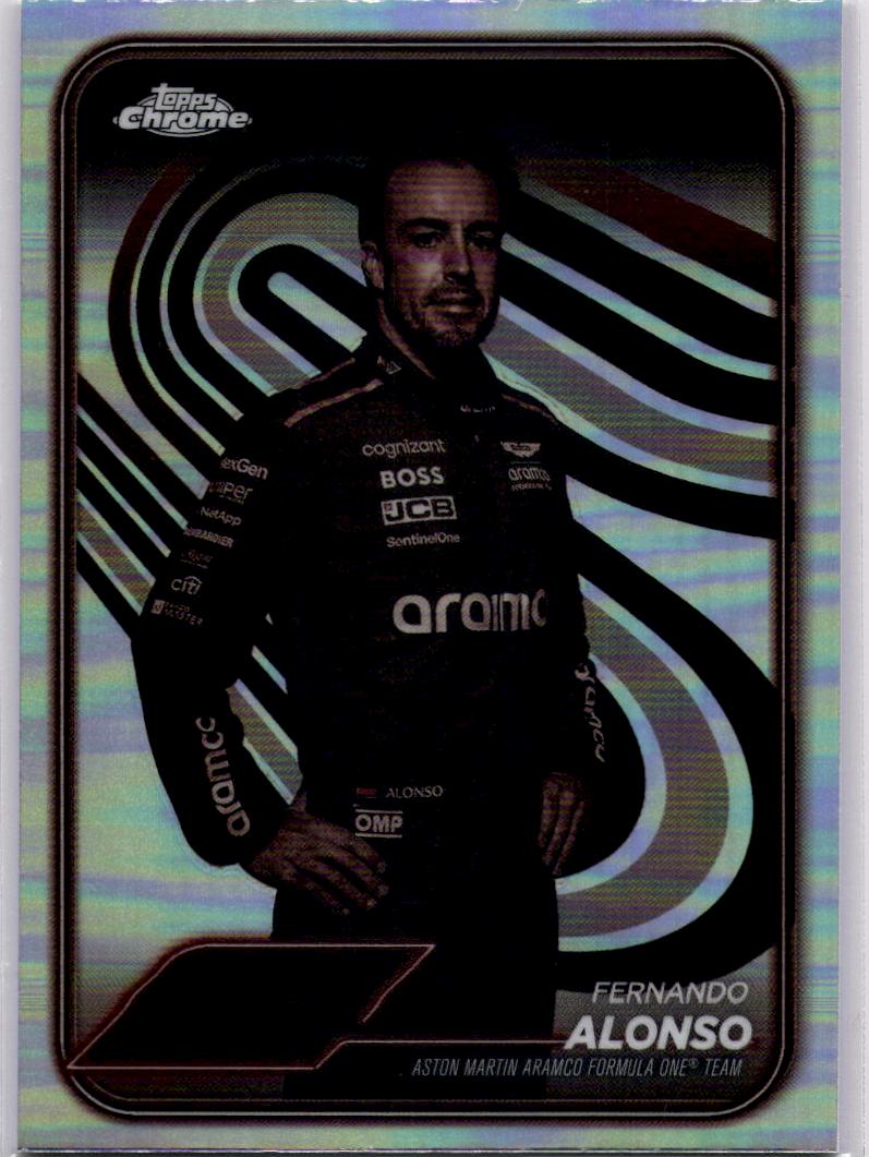 2024 Topps Chrome Formula 1 #11 Fernando Alonso Refractors