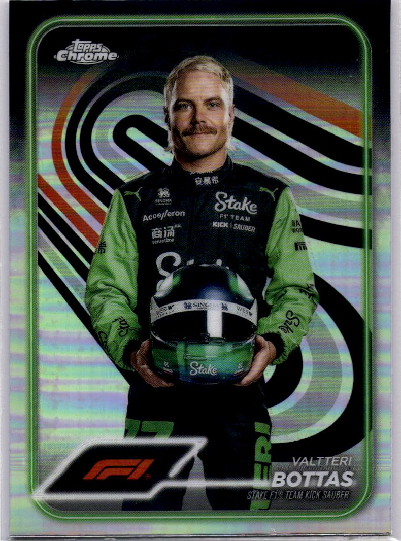 2024 Topps Chrome Formula 1 #13 Valtteri Bottas Refractors