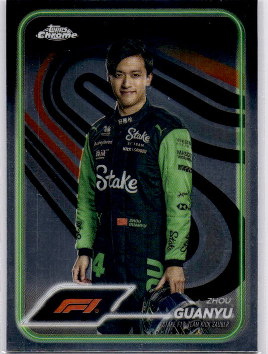 2024 Topps Chrome Formula 1 #14 Zhou Guanyu