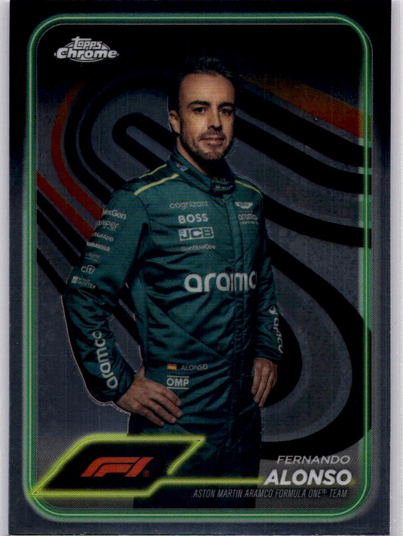 2024 Topps Chrome Formula 1 #11 Fernando Alonso