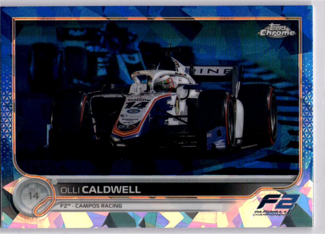 2022 Topps Chrome Sapphire Edition Formula 1 #141 Olli Caldwell