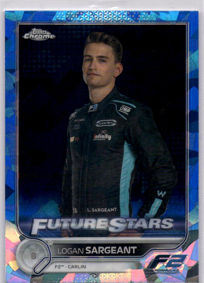 2022 Topps Chrome Sapphire Edition Formula 1 #82 Logan Sargeant