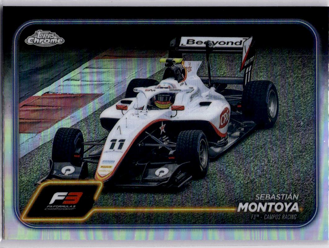 2024 Topps Chrome Formula 1 #125 Sebastian Montoya Refractors