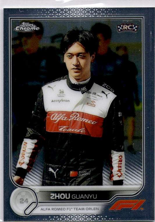2022 Topps Chrome Formula 1 #68 Zhou Guanyu