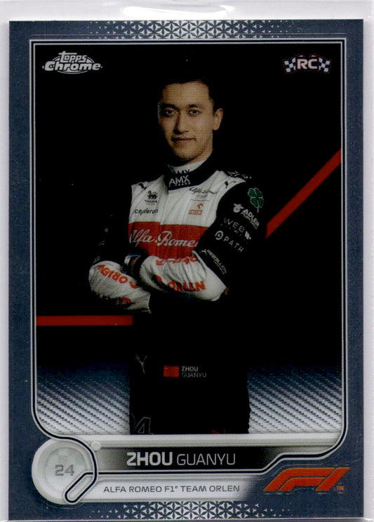 2022 Topps Chrome Formula 1 #65 Zhou Guanyu