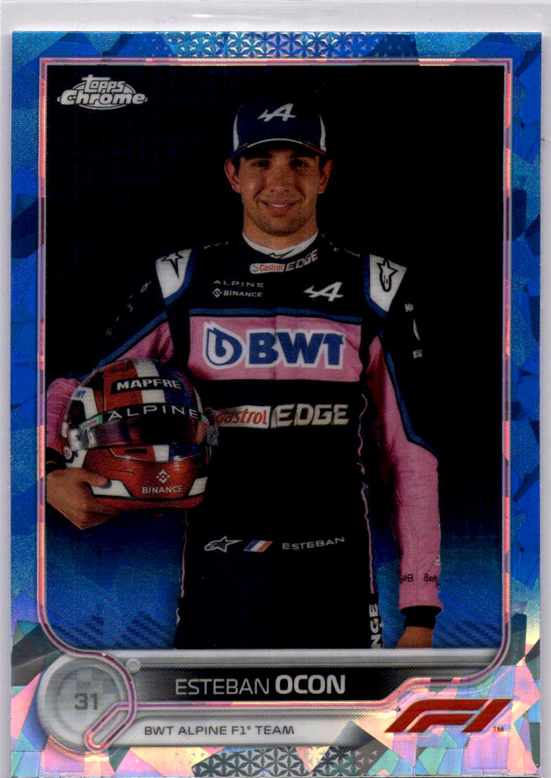 2022 Topps Chrome Sapphire Edition Formula 1 #41 Esteban Ocon