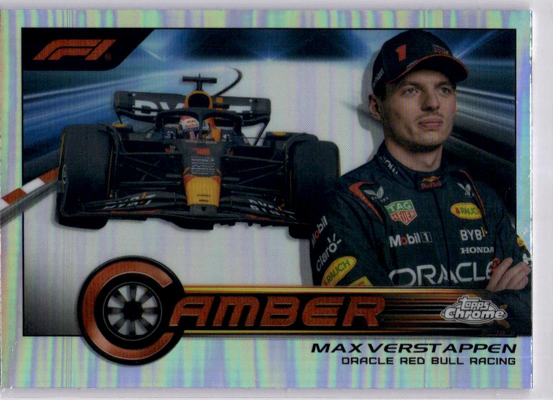 2023 Topps Chrome Formula 1 #CAM-MVIIII Max Verstappen Camber