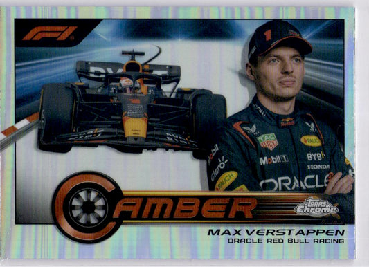 2023 Topps Chrome Formula 1 #CAM-MVIIII Max Verstappen Camber