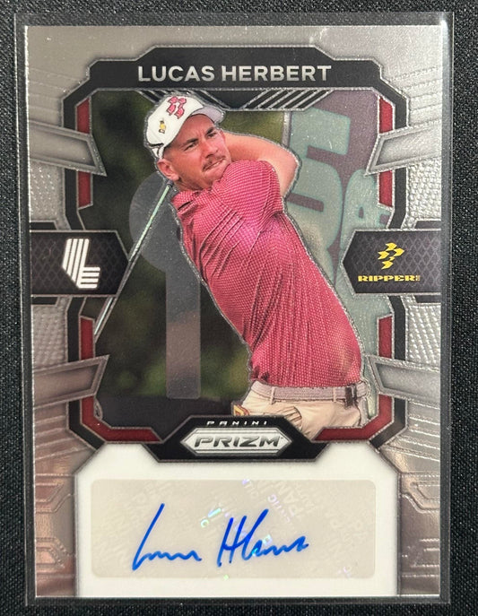 2024 Prizm LIV Golf Lucas Herbert Auto #SIG-LHE