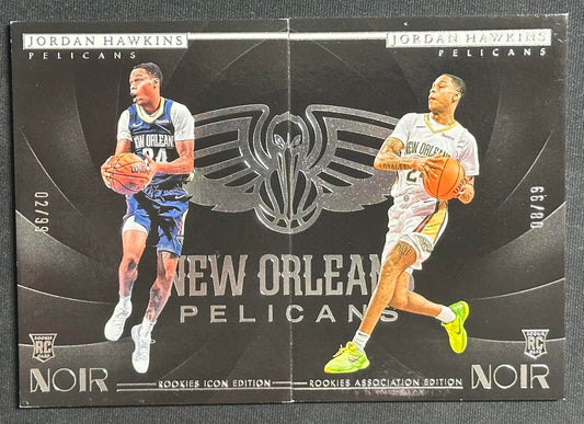 2023-24 Panini Noir #172 and #142 Jordan Hawkins #/99