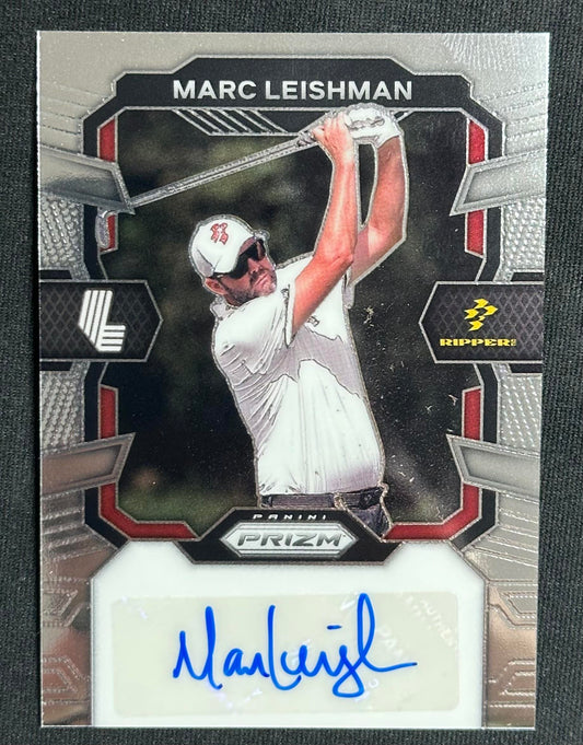 2024 Prizm LIV Golf MARC LEISHMAN Signatures Auto Base